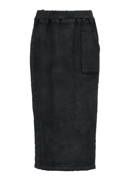 FRENCH TERRY DAMAGED SKIRT