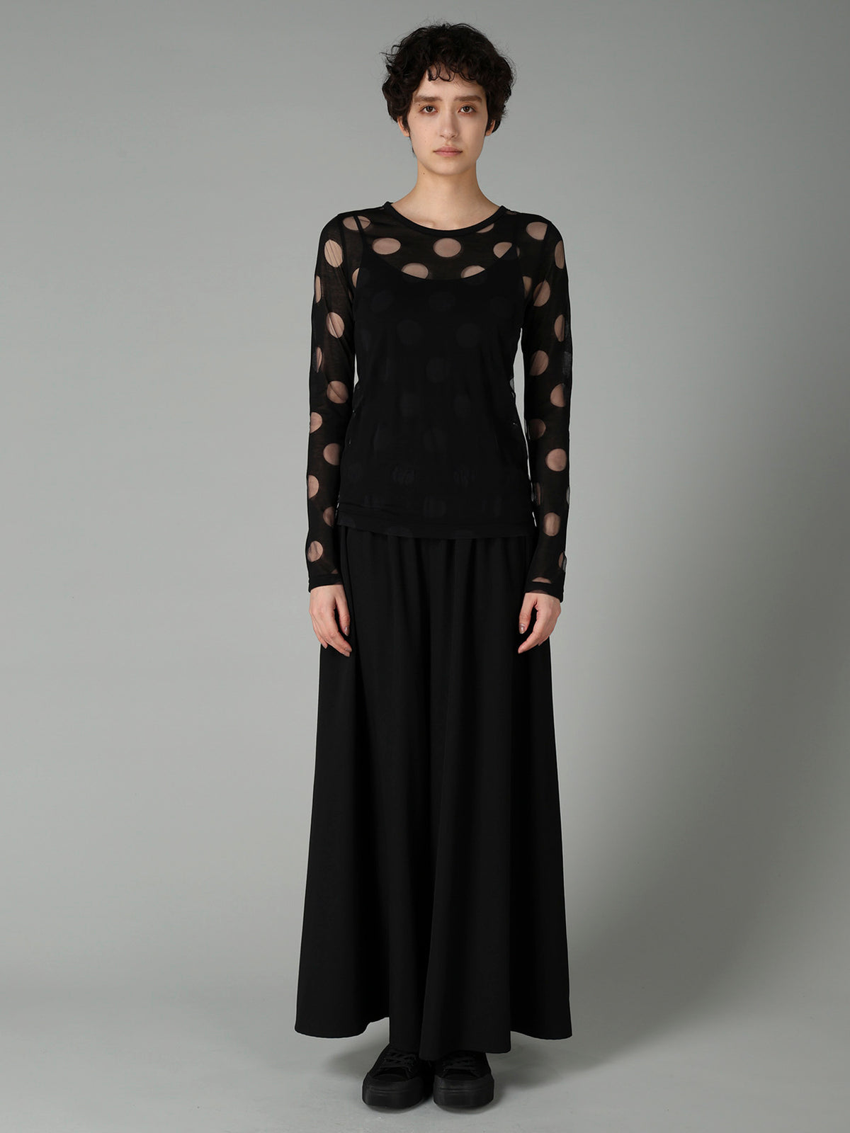 C/NY OPAL SINGLE JERSEY  ROUND NECK LONG SLV T