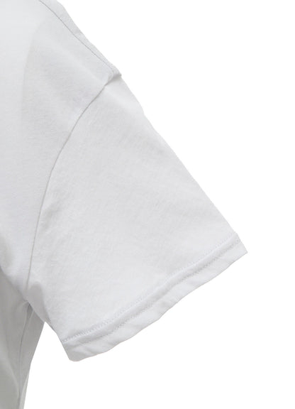 HIGH TWISTED SINGLE JERSEY DIGONAL BUTTON SHORT SLV T