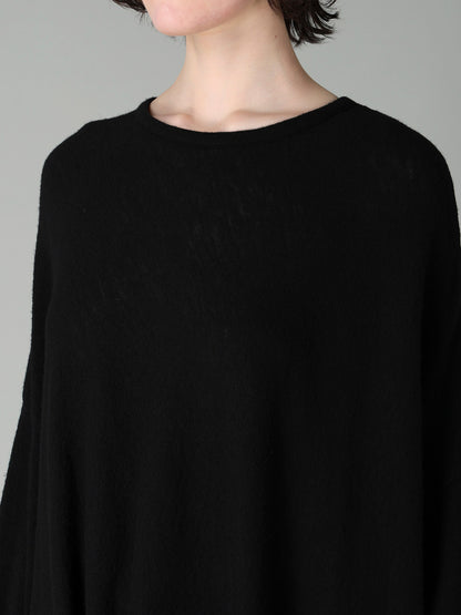 AIRY SPUN LIGHT MILLED DRAPED DRESS