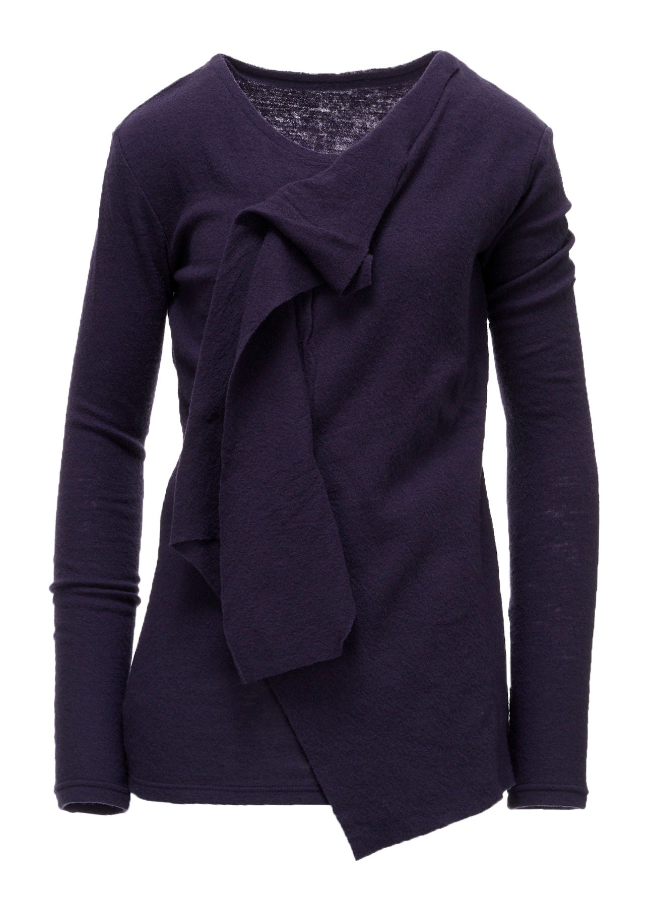 AIRY SPUN LIGHT MILLED DRAPED LONG SLV T A – THE SHOP YOHJI YAMAMOTO