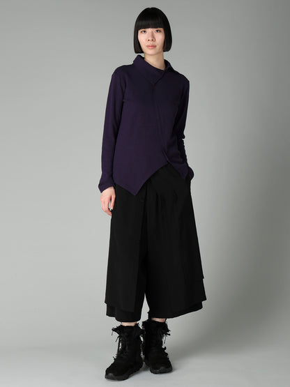 AIRY SPUN LIGHT MILLED ASM COLLAR PULLOVER