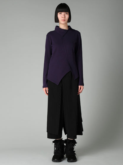 AIRY SPUN LIGHT MILLED ASM COLLAR PULLOVER