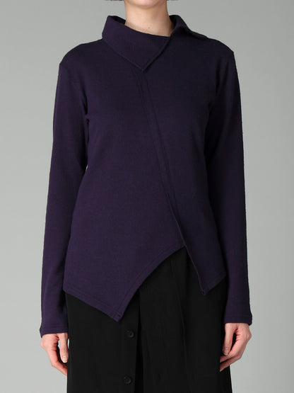 AIRY SPUN LIGHT MILLED ASM COLLAR PULLOVER