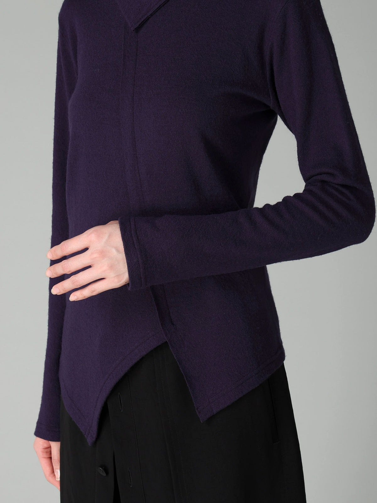 AIRY SPUN LIGHT MILLED ASM COLLAR PULLOVER