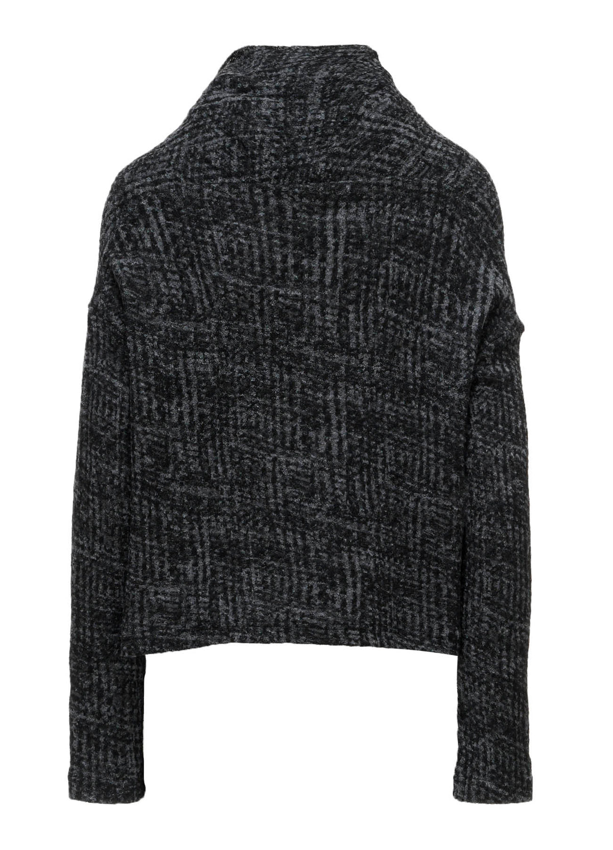MILLING GLEN CHECK JQ DRAPED CARDIGAN