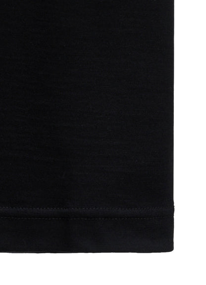100S WOOL SINGLE GATHERED HIGHNECK T
