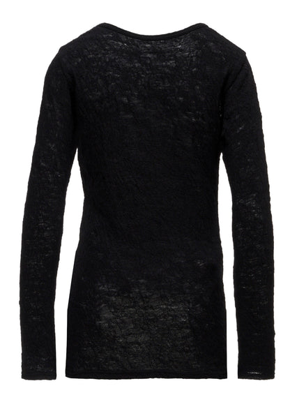 LINKS JACQUARD CREWNECK T