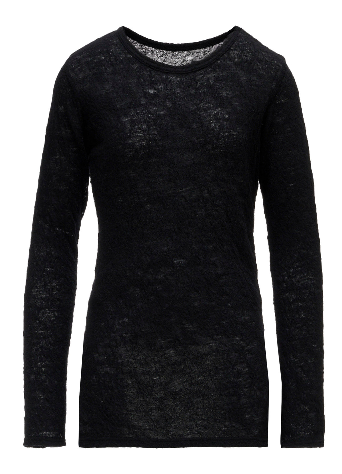 LINKS JACQUARD CREWNECK T