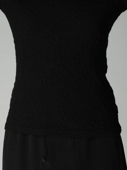 LINKS JACQUARD BOTTLENECK T