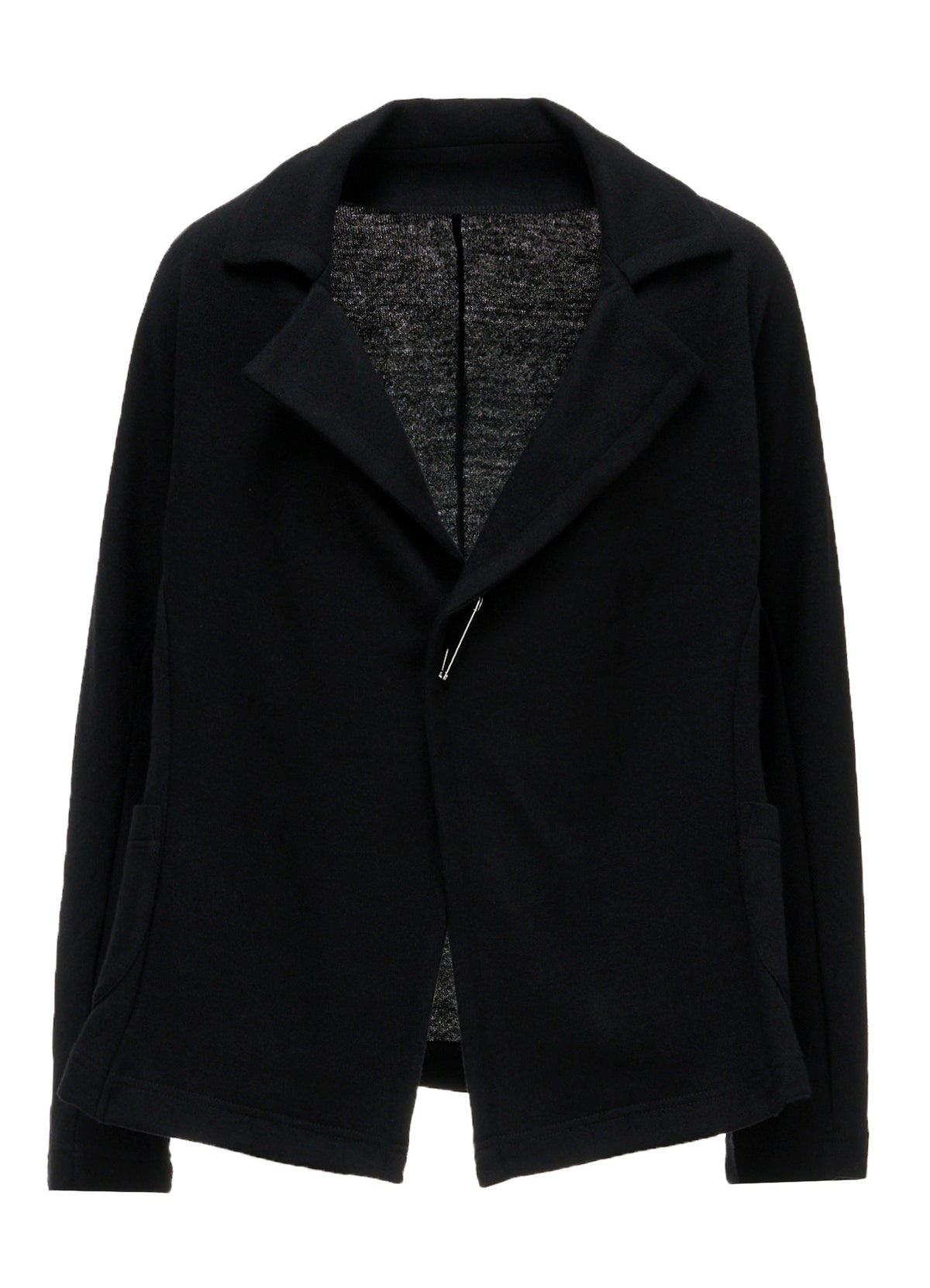 WOOLEN SINGLE JERSEY FLARE JACKET