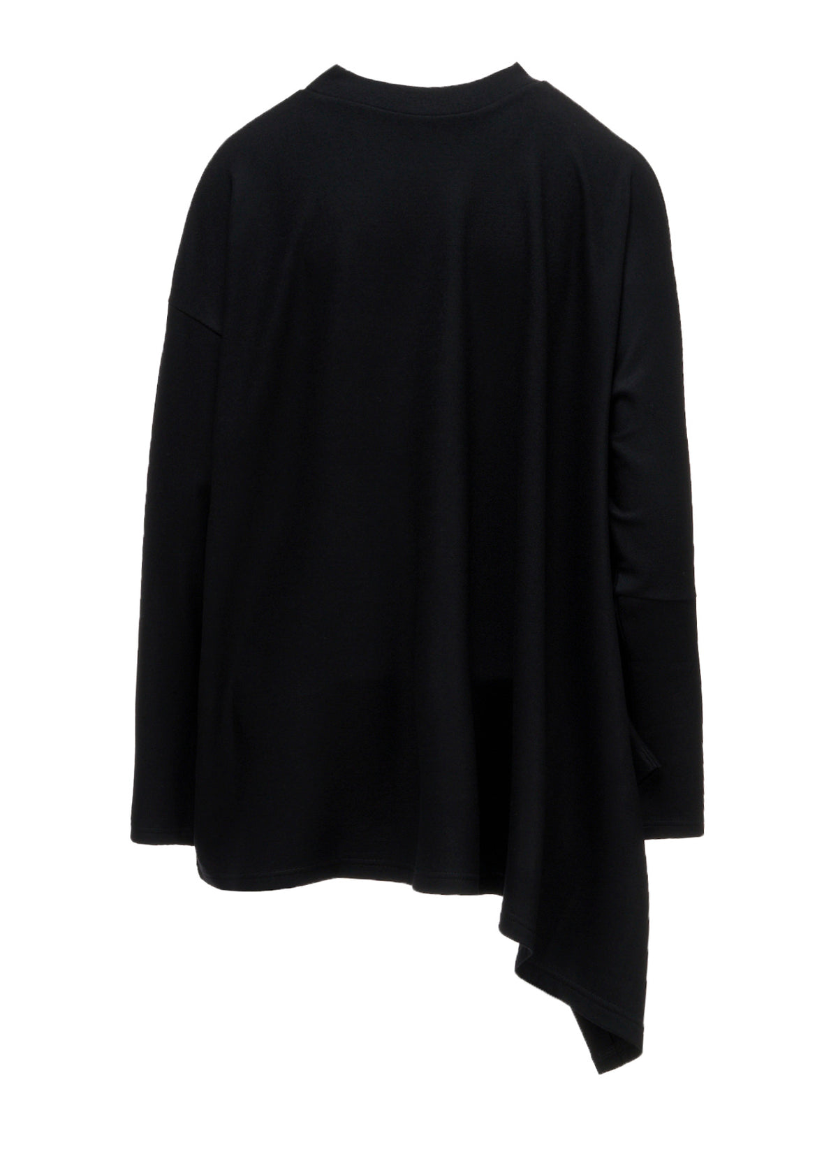 MILLED WOOL SINGLE NEEDLE PUNCH PULLOVER
