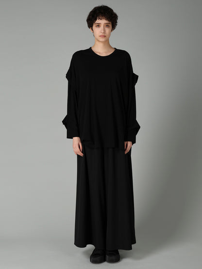SUPIMA SINGLE JERSEY REVERSE SEAM PULLOVER