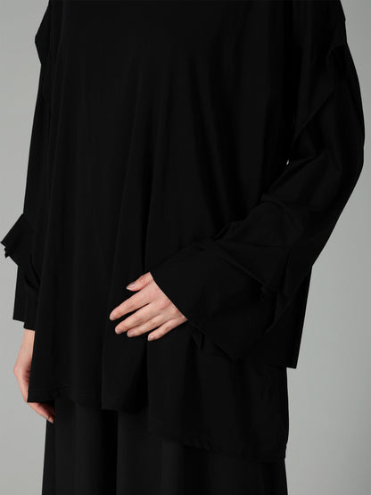 SUPIMA SINGLE JERSEY REVERSE SEAM PULLOVER