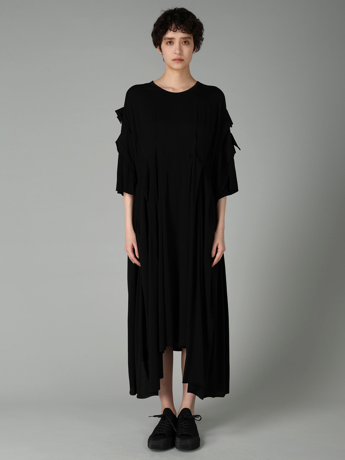 SUPIMA SINGLE JERSEY REVERSE SEAM DRESS