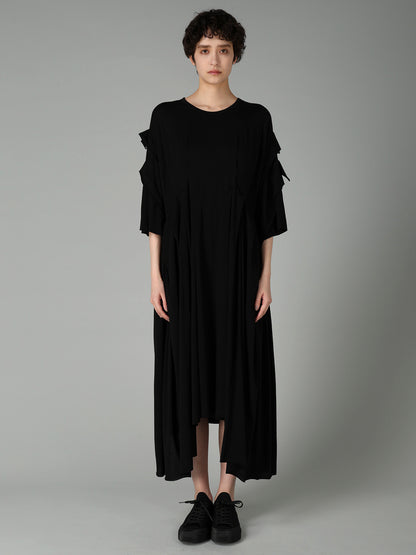SUPIMA SINGLE JERSEY REVERSE SEAM DRESS