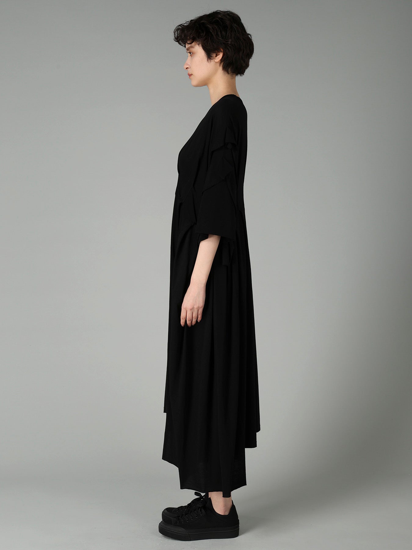 SUPIMA SINGLE JERSEY REVERSE SEAM DRESS