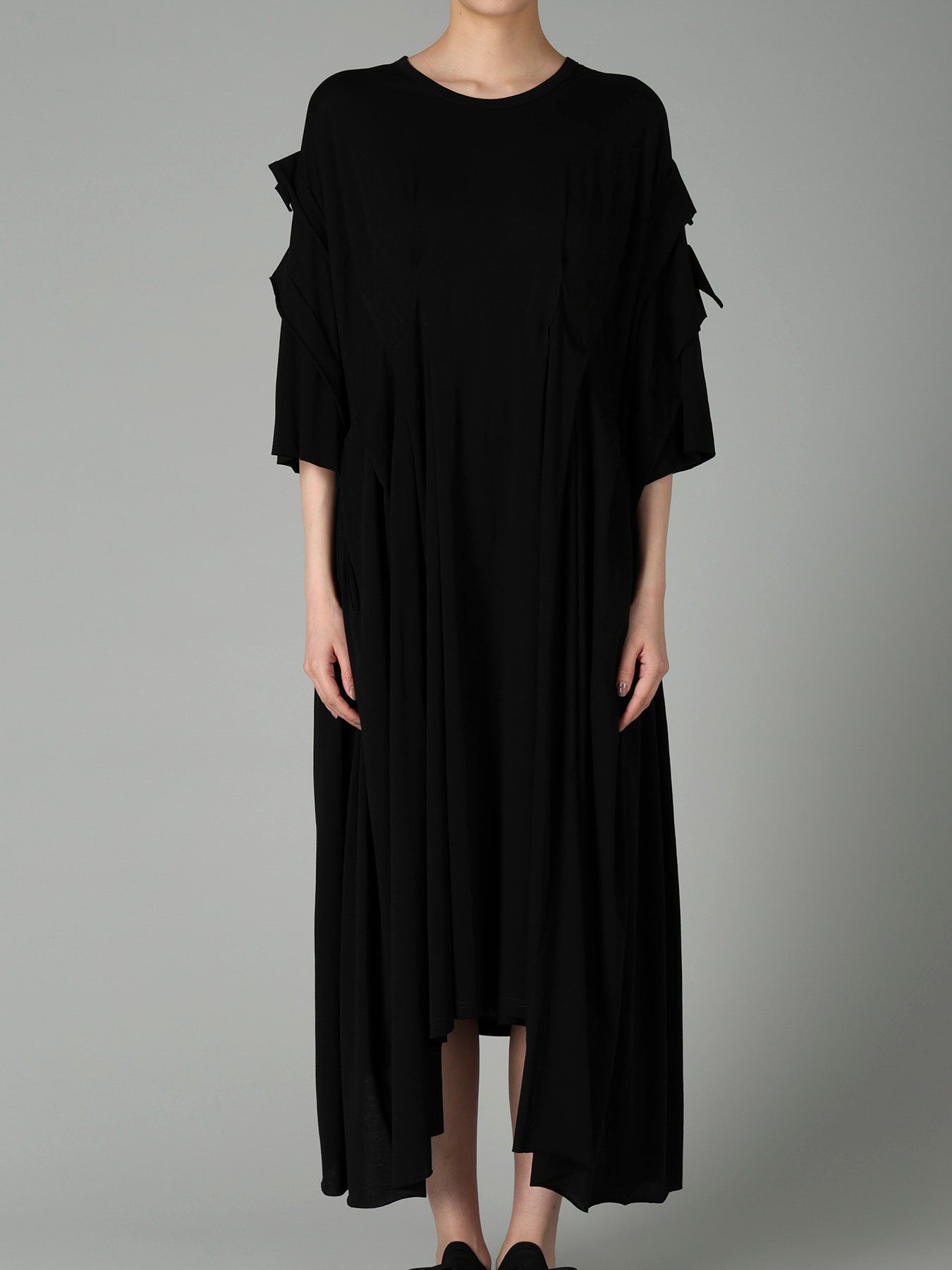 SUPIMA SINGLE JERSEY REVERSE SEAM DRESS