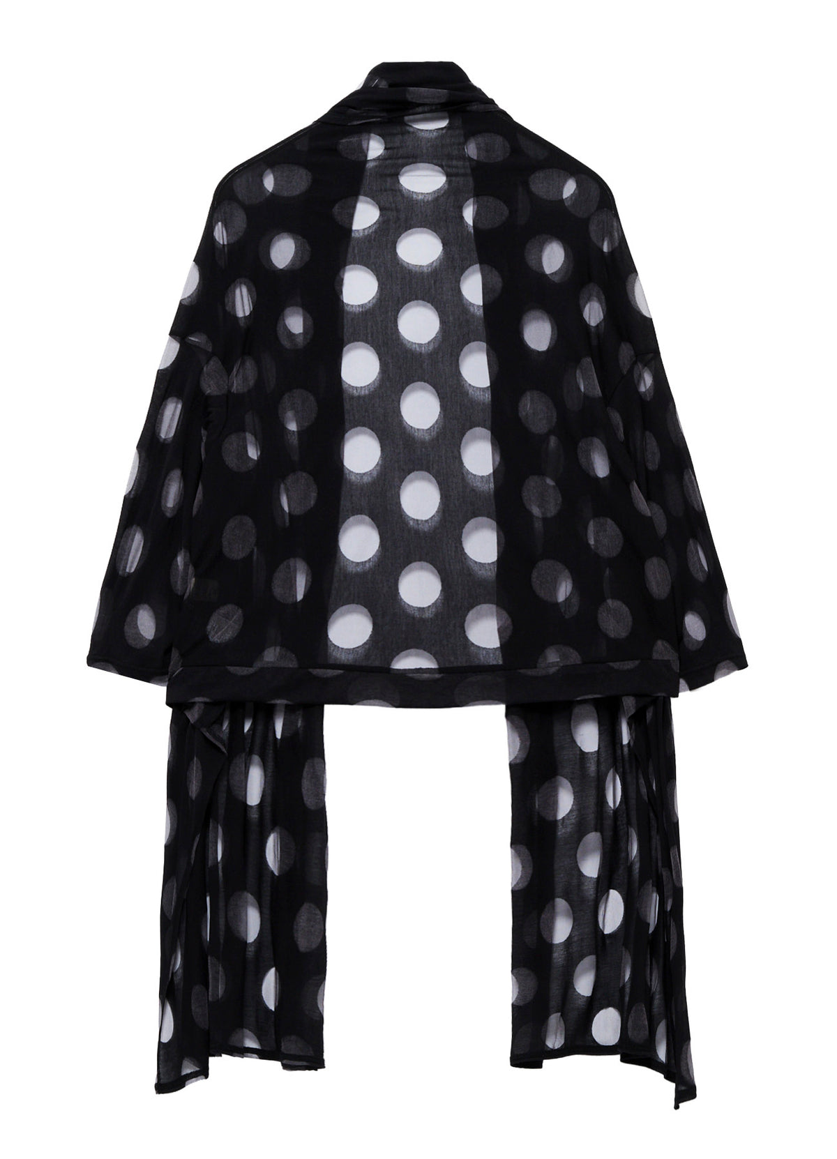 C/NY OPAL SINGLE JERSEY  UNBALANCED CARDIGAN