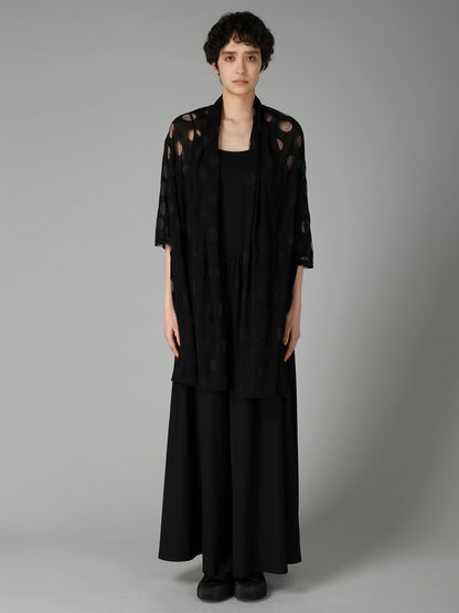 C/NY OPAL SINGLE JERSEY  UNBALANCED CARDIGAN