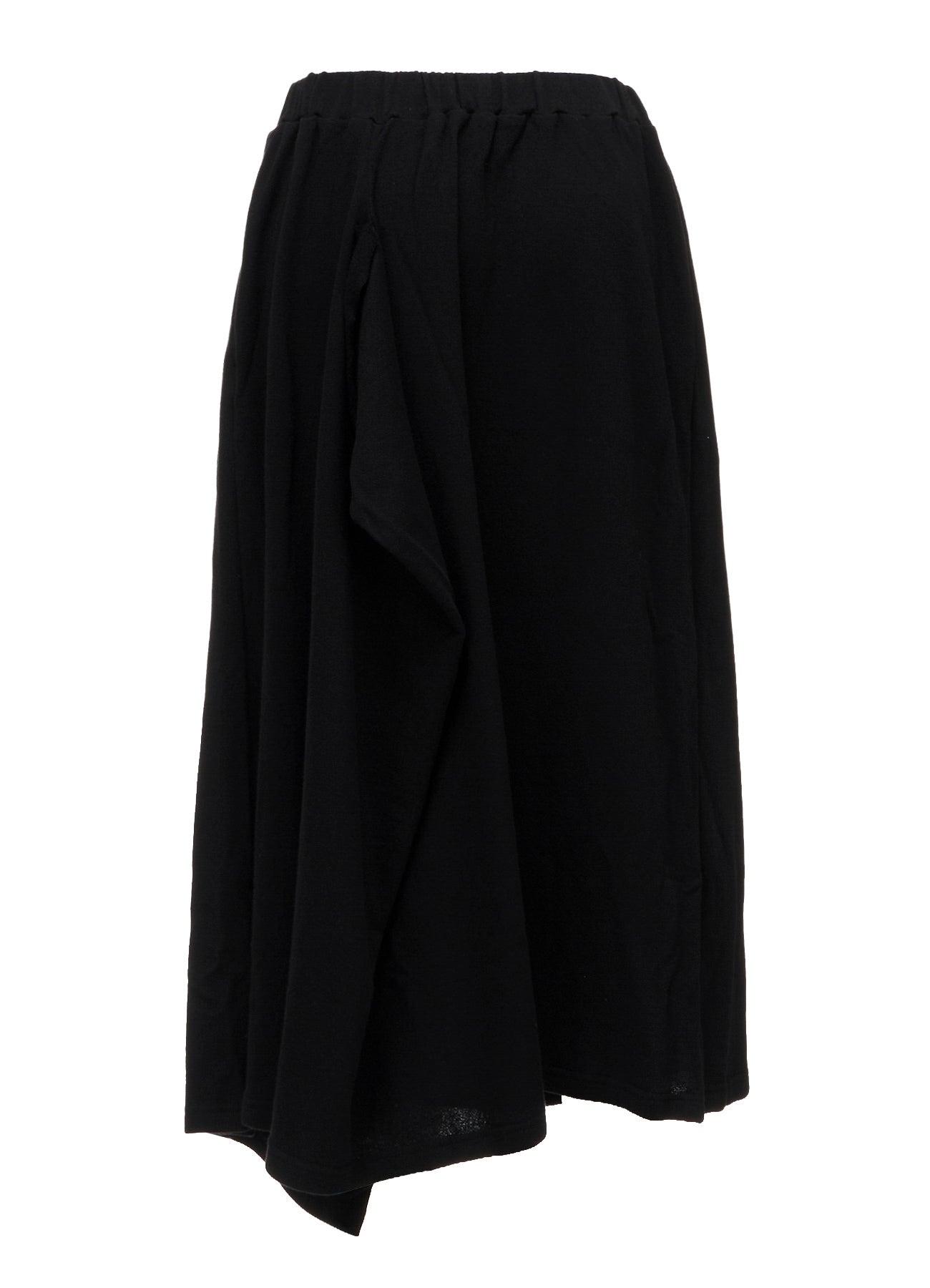 CREPE FRENCH TERRY ASYMMETRIC SKIRT