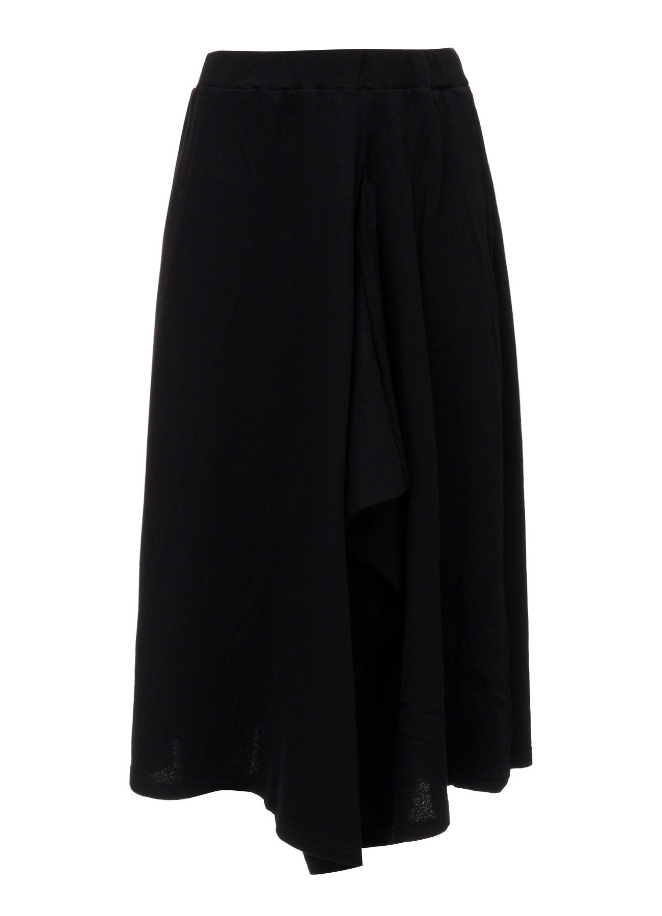 CREPE FRENCH TERRY ASYMMETRIC SKIRT