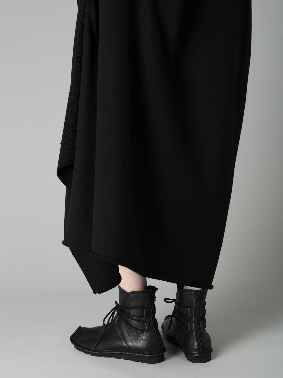 FRENCH TERRY TUCK POINT DRESS