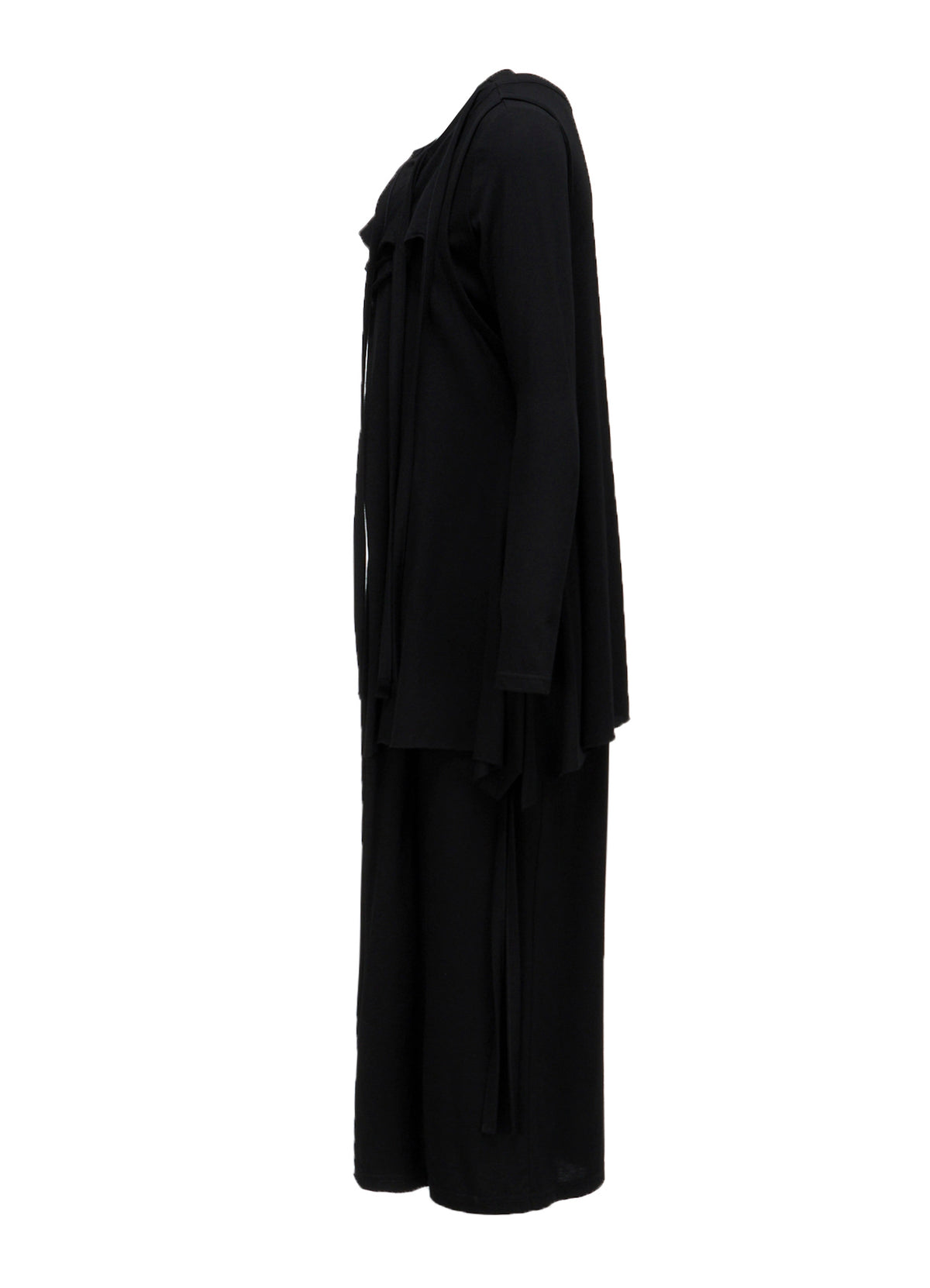 COTTON SINGLE JERSEY BINDER DRAPED DRESS B