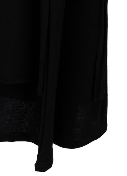 COTTON SINGLE JERSEY BINDER DRAPED DRESS B