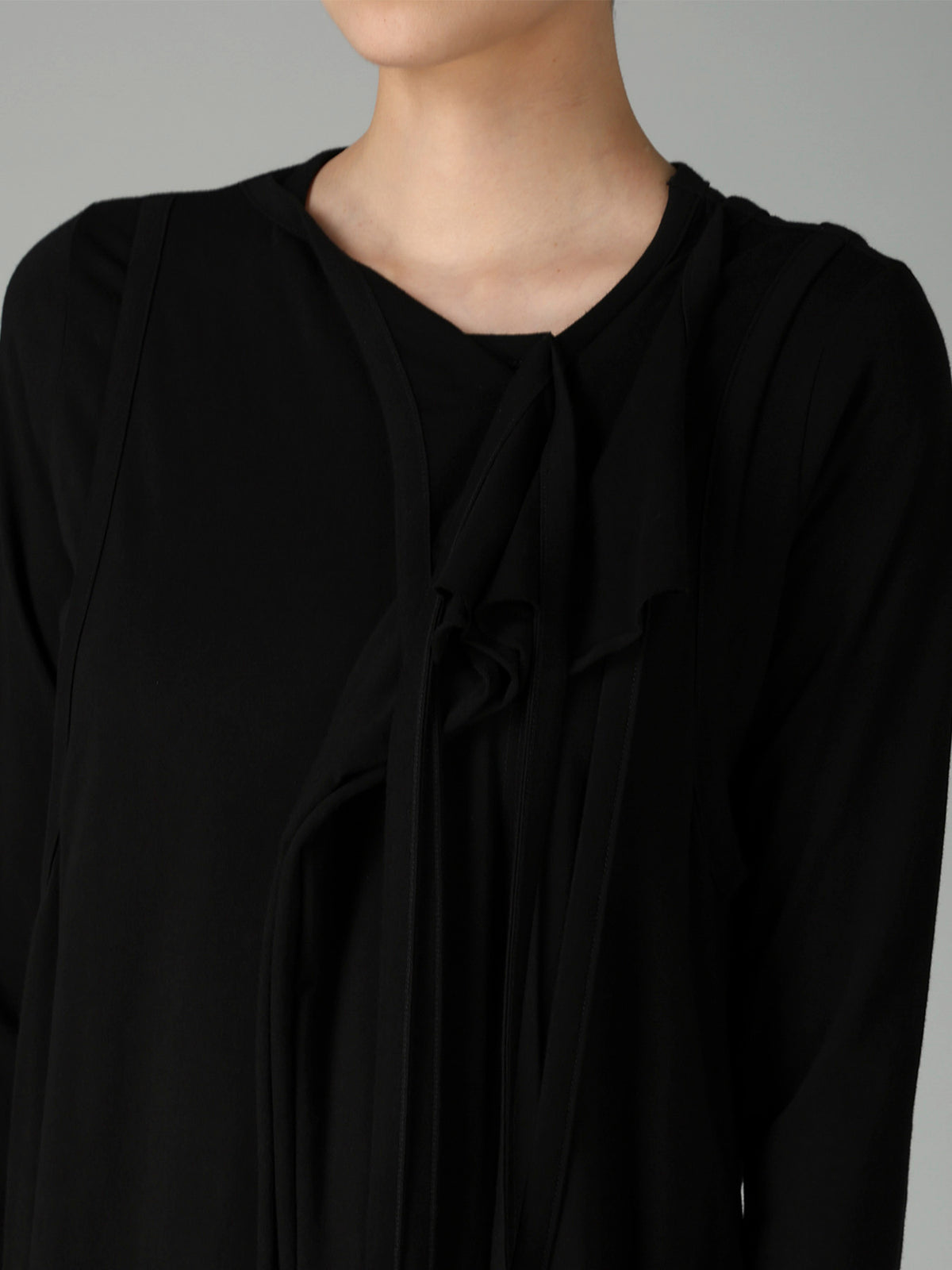 COTTON SINGLE JERSEY BINDER DRAPED DRESS B