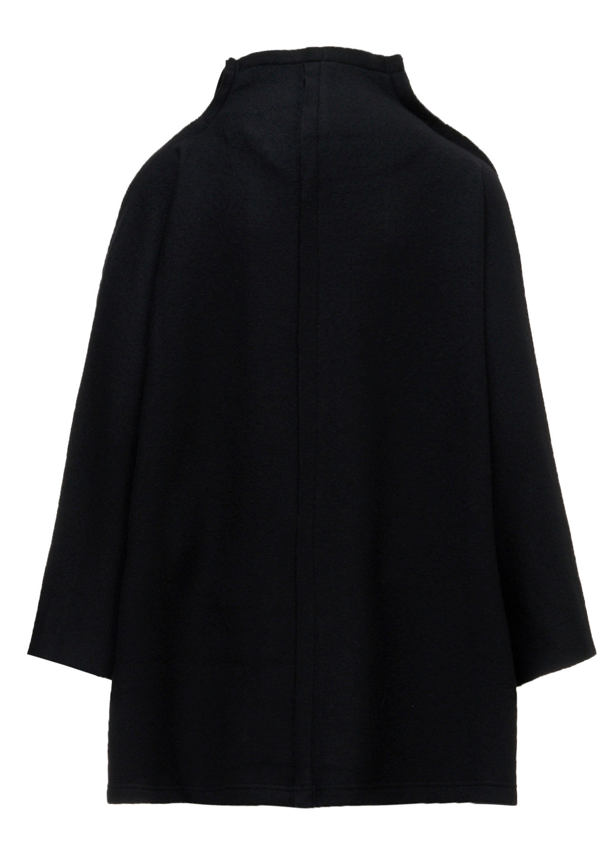 MILLED WOOL SHEEP PILE PATCH POCKET CARDIGAN