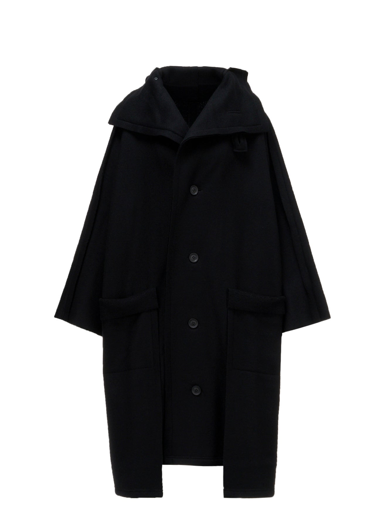 MILLED WOOL SHEEP PILE PATCH POCKET COAT – THE SHOP YOHJI YAMAMOTO