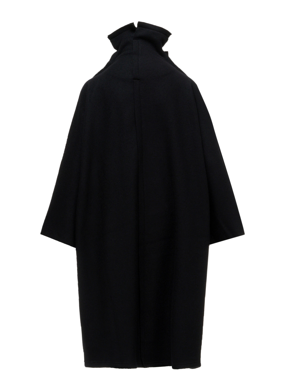MILLED WOOL SHEEP PILE PATCH POCKET COAT