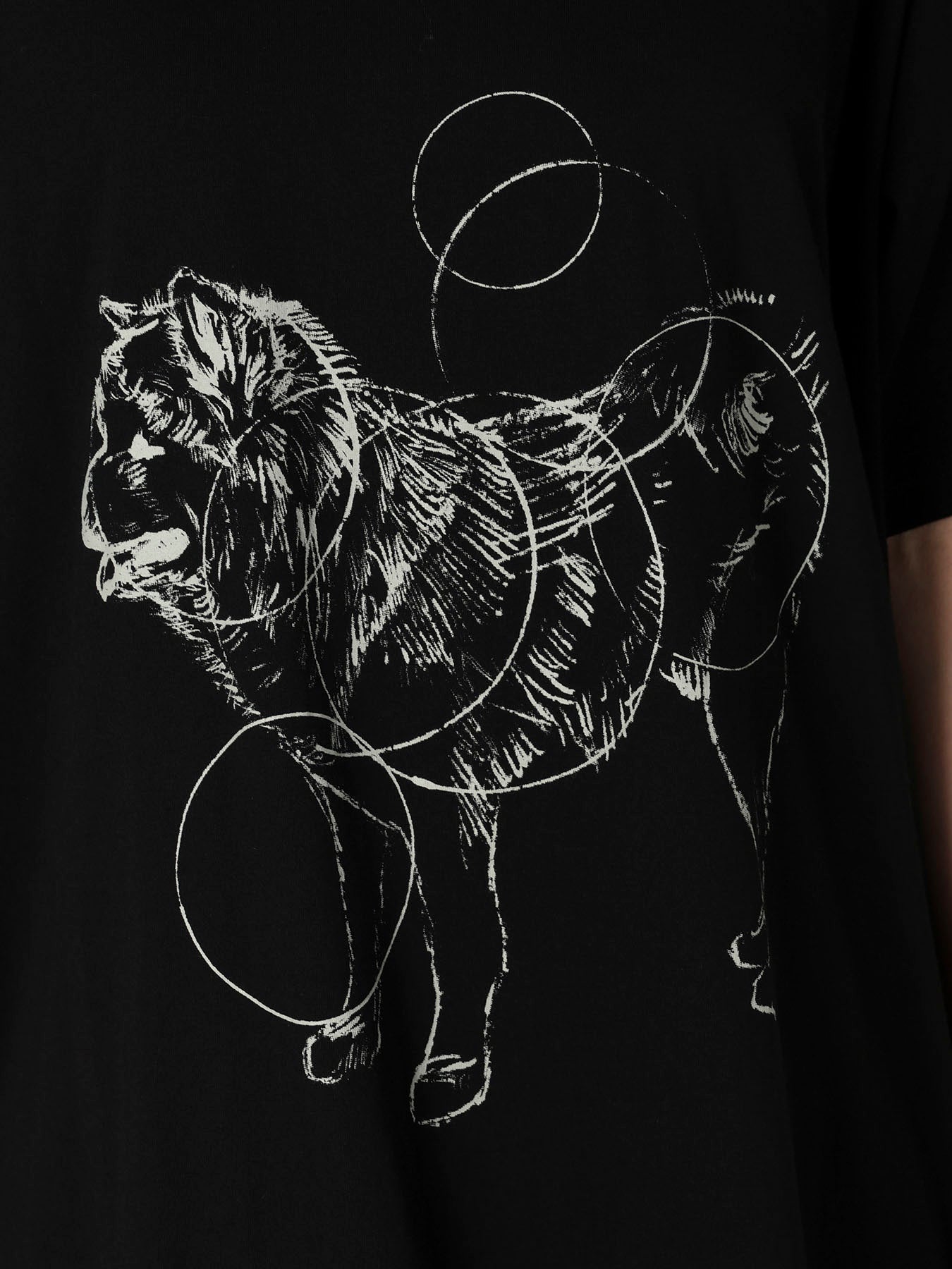 30/-COTTON SINGLE JERSEY SHORT SLV PRINTED T PINA – THE SHOP YOHJI