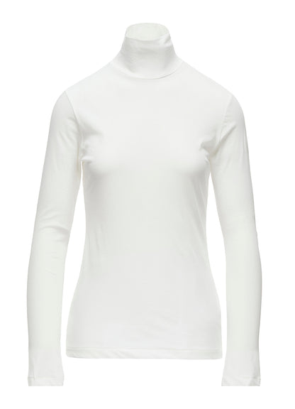 80/-HIGH TWISTED SINGLE JERSEY LONG SLV TURTLE NECK PO
