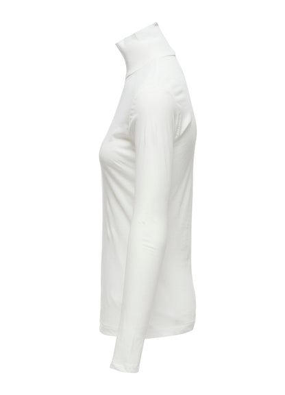 80/-HIGH TWISTED SINGLE JERSEY LONG SLV TURTLE NECK PO