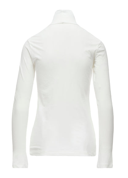 80/-HIGH TWISTED SINGLE JERSEY LONG SLV TURTLE NECK PO