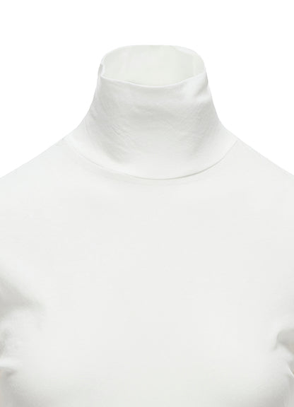 80/-HIGH TWISTED SINGLE JERSEY LONG SLV TURTLE NECK PO