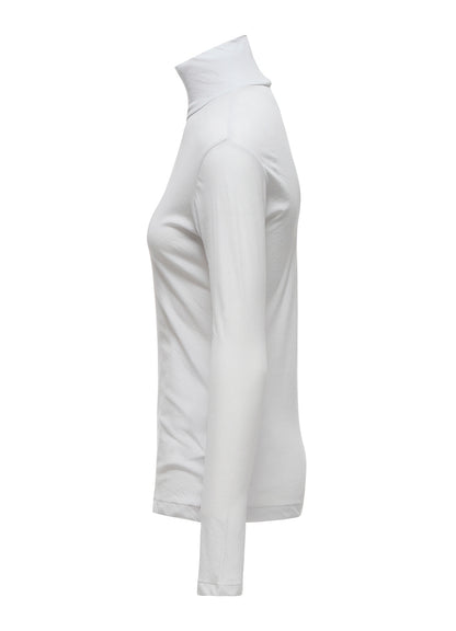 80/-HIGH TWISTED SINGLE JERSEY LONG SLV TURTLE NECK PO