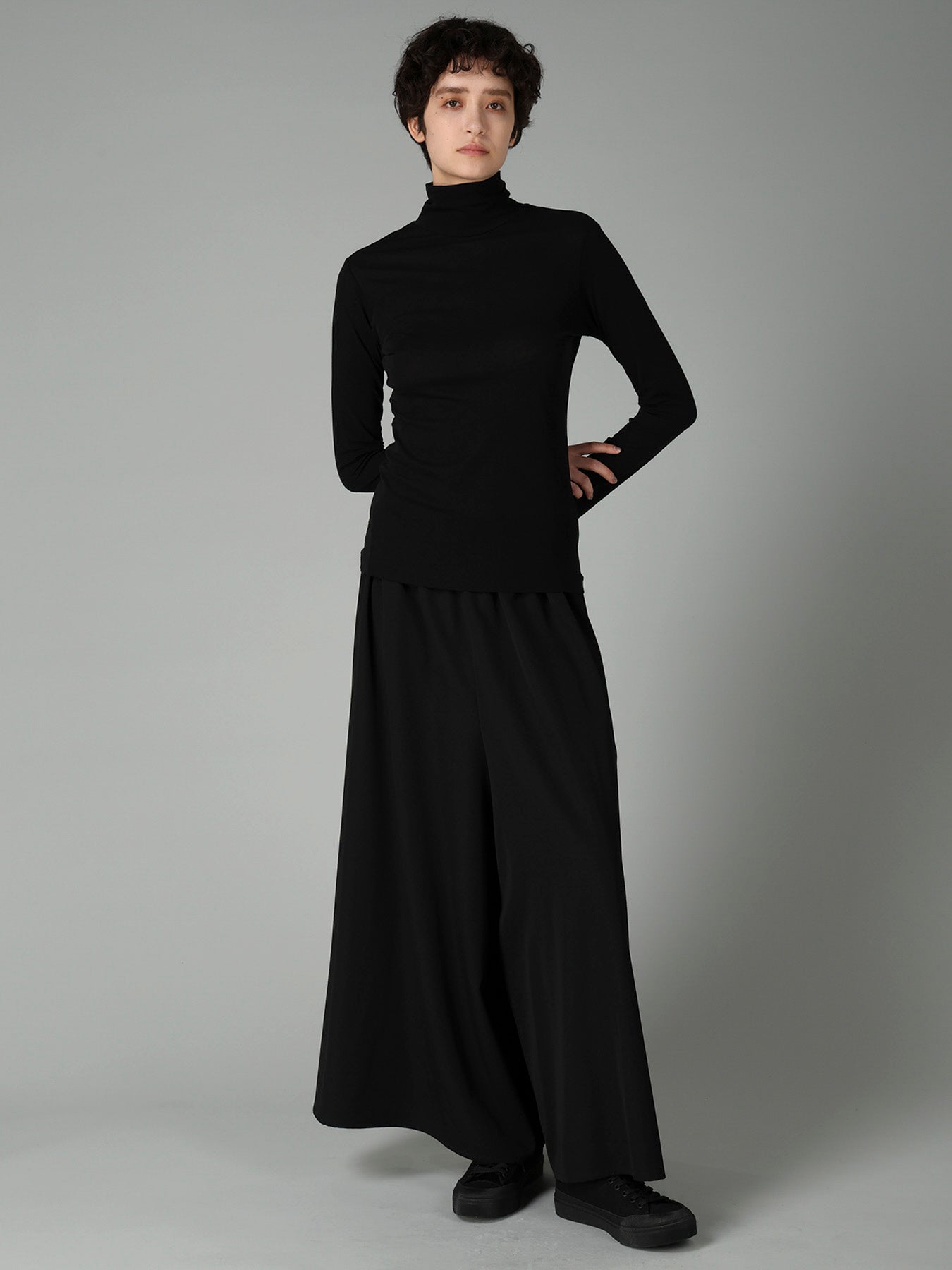 80/-HIGH TWISTED SINGLE JERSEY LONG SLV TURTLE NECK PO – THE SHOP