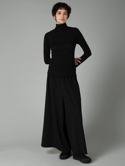 80/-HIGH TWISTED SINGLE JERSEY LONG SLV TURTLE NECK PO
