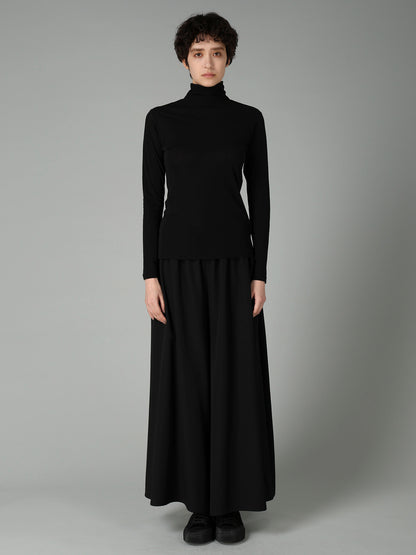 80/-HIGH TWISTED SINGLE JERSEY LONG SLV TURTLE NECK PO