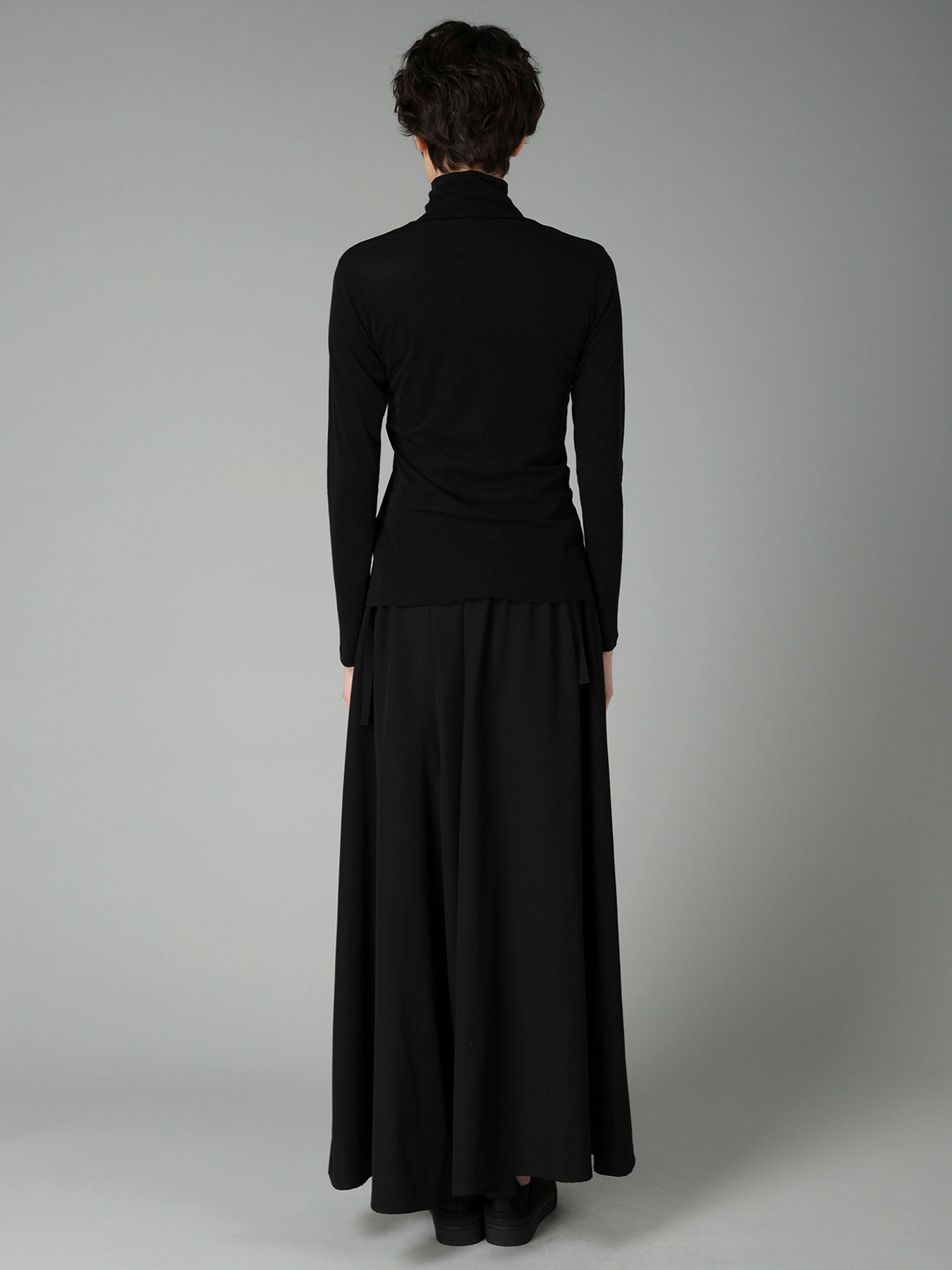 80/-HIGH TWISTED SINGLE JERSEY LONG SLV TURTLE NECK PO