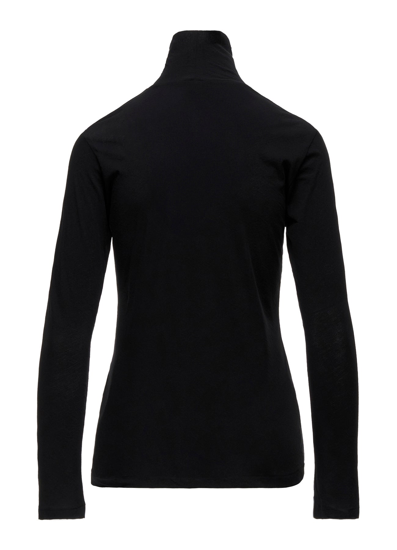 80/-HIGH TWISTED SINGLE JERSEY LONG SLV TURTLE NECK PO