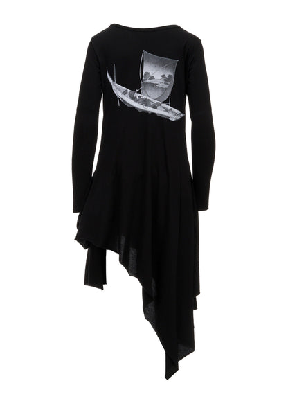 30/-COTTON SINGLE JERSEY PRINTED DRESS C