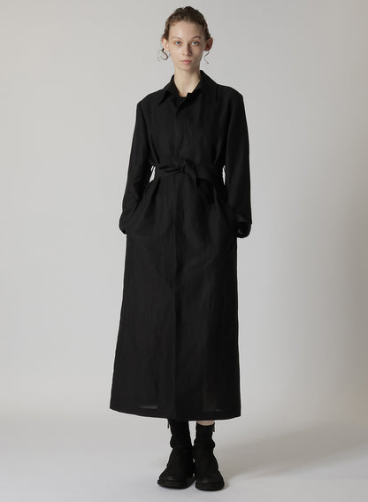 C/Li GABARDINE R-DOUBLE PLACKET COAT