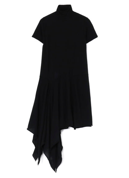 HIGH TWISTED COTTON R-16G HIGH NECK DRESS