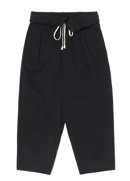 POPLIN R-HIGH WAIST PANTS