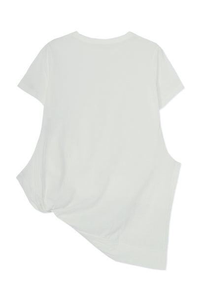 COTTON SINGLE JERSEY R-H TWISTED T-SHIRT