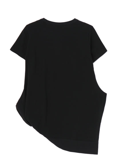 COTTON SINGLE JERSEY R-H TWISTED T-SHIRT